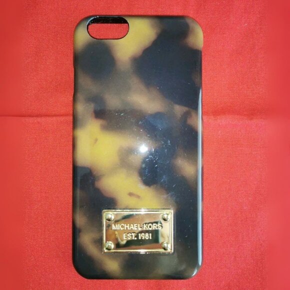 MICHAEL KORS iPhone 6/6s Case Tortoiseshell Pattern - Picture 1 of 6